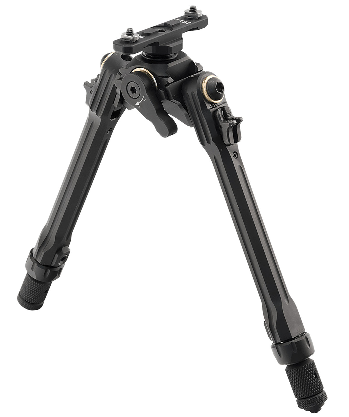 Leapers TLUBP01M 360 Panning M-LOK Bipod Black Anodized 8.5-11"