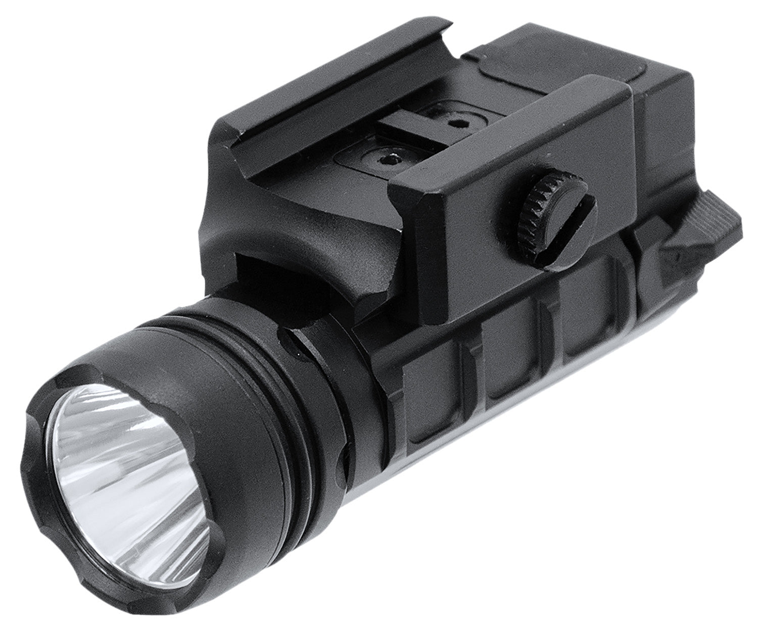 Leapers LTELP123RA Pistol Light 400LM Black Aluminum Ambidextrous Picatinny Mount