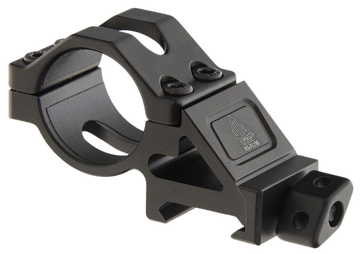 UTG RGFL138 Tactical 45-Degree Offset Ring Mount Picatinny Black Aluminum