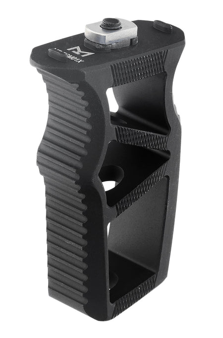 Leapers MTFGM01X Ultra Slim Foregrip Matte Black Aluminum with Dual Serrated Contours