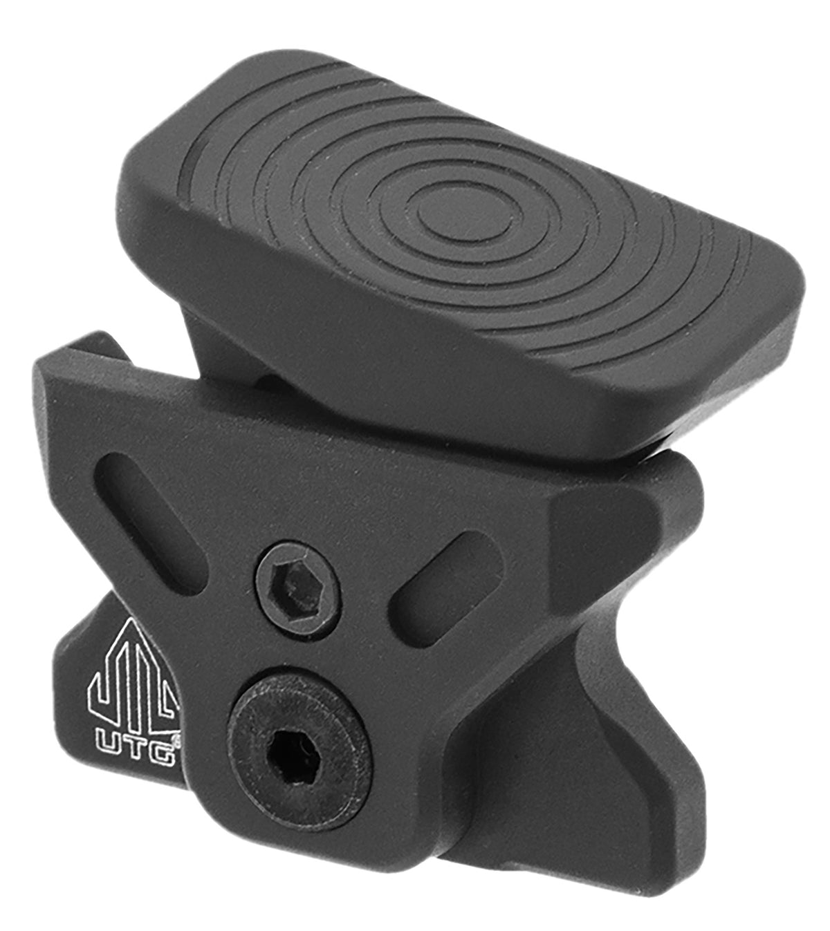 UTG TLTRM01 Angled M-LOK Index Mount Black 6061-T6 Aluminum Reversible Design