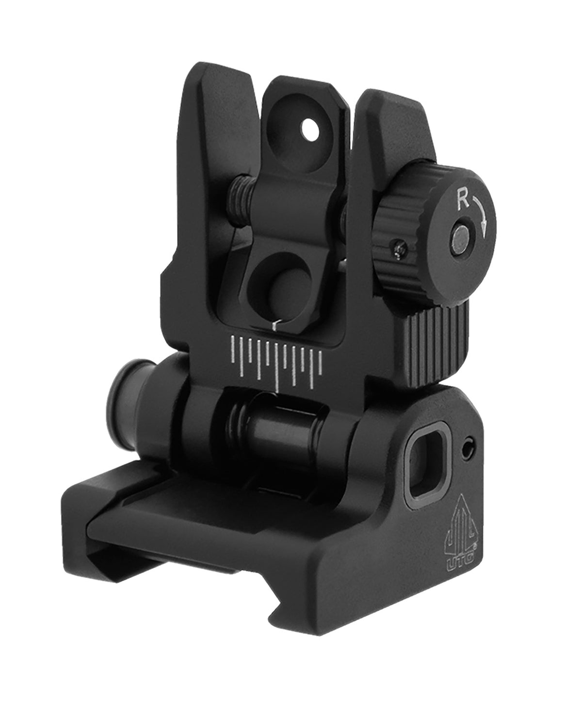 UTG ACCU-SYNC Flip-Up Rear Iron Sight MNT957 Dual Aperture Posi-Lock