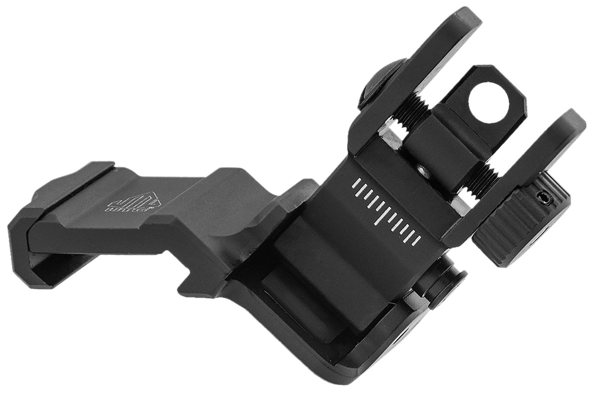 UTG ACCU-SYNC 45 Degree Rear Iron Sight MT945 Dual Aperture Posi-Lock