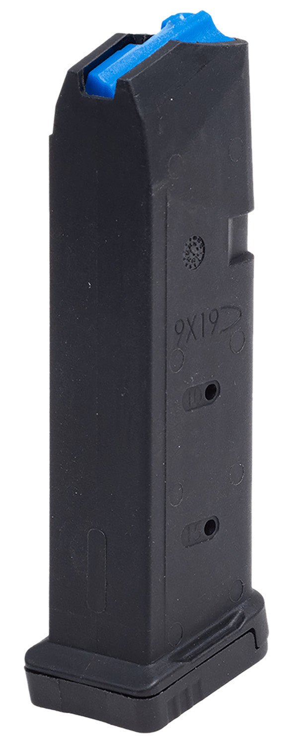 Leapers 9mm 15rd Glock-Compatible Black Polymer/Steel Handgun Magazine