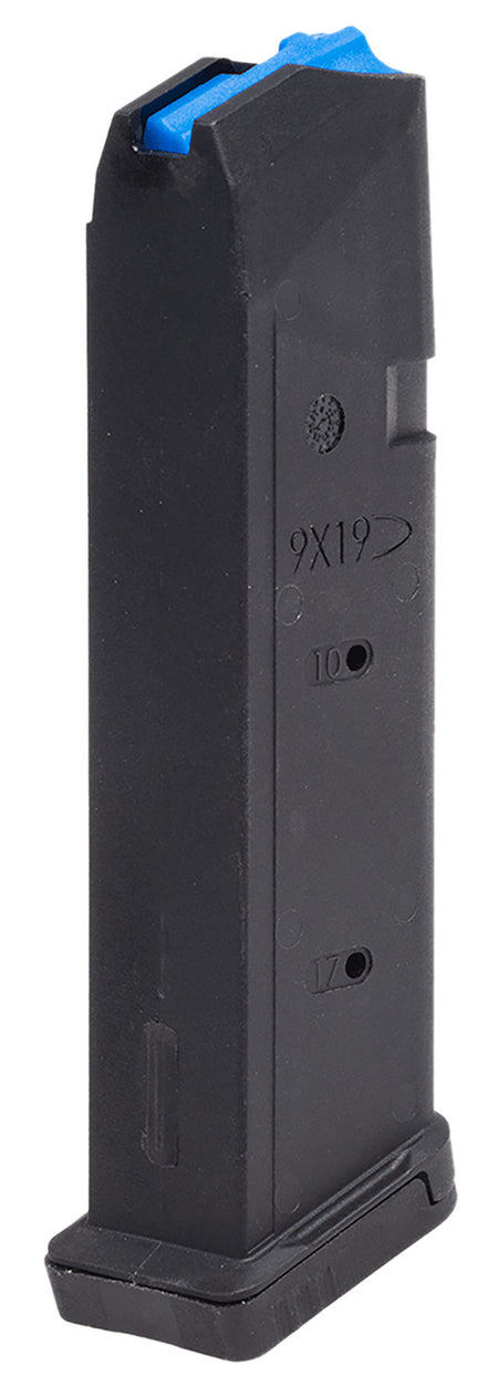Leapers 9mm 17rd Glock-Compatible Black Polymer/Steel Handgun Magazine
