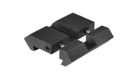 UTG MNTDT2PW01 Picatinny Snap-On Dovetail Rail Adaptors Pair Aluminum Steel