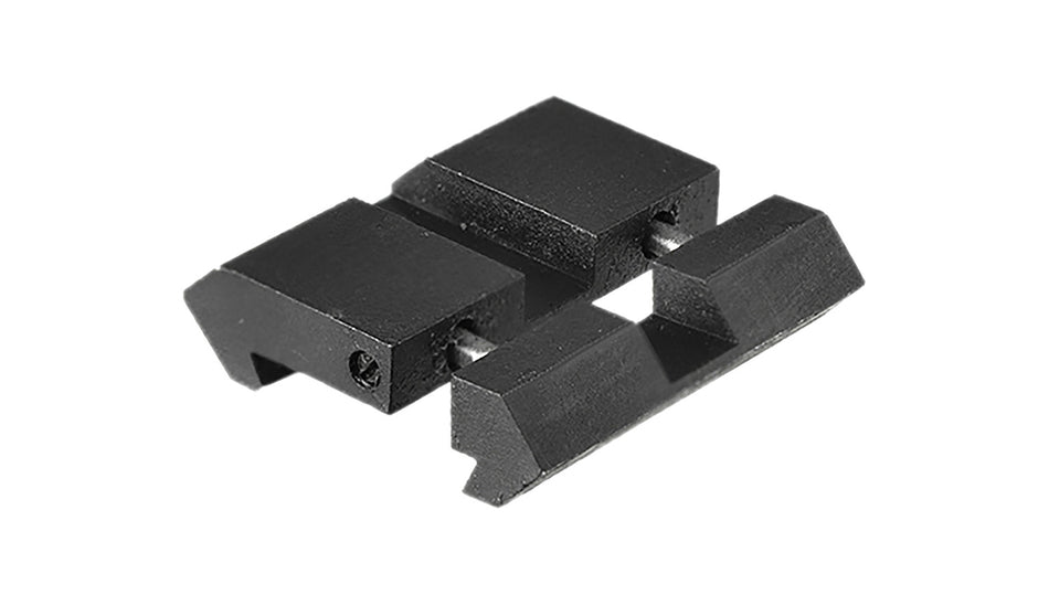 UTG MNTDT2PW01 Picatinny Snap-On Dovetail Rail Adaptors Pair Aluminum Steel