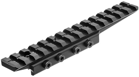 Leapers MNTDTW145 Cantilever Dovetail to Weaver Rail Mount Adapter Black Aluminum 14-Slot
