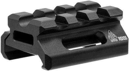 Leapers MTRSX5S Aluminum Picatinny Weaver Rail Riser 0.5in Saddle Matte Black