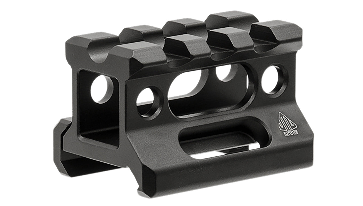 Leapers MTRSX8S Aluminum Picatinny Rail Riser 0.83in Height Matte Black Finish