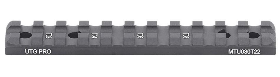 Leapers MTU030T22 Aluminum Optic Rail Mount for Ruger 10/22 Matte Black Finish