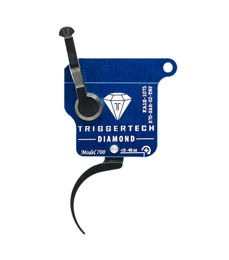 TriggerTech Diamond Series Black Curved Trigger Fits Remington 700 RH