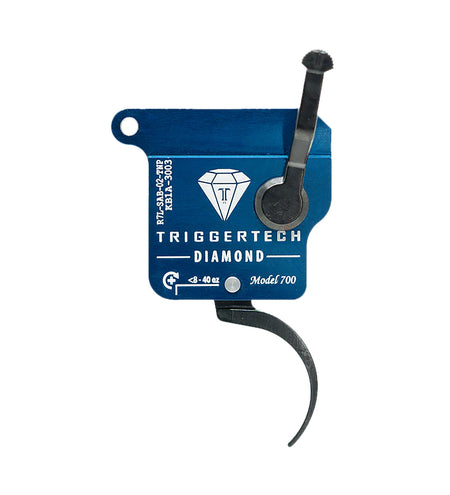 TriggerTech Diamond Series Black Curved Trigger Fits Remington 700 LH
