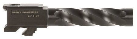 Strike Industries 9mm Black Nitride Spiral Fluted Replacement Barrel - Glock 19 Gen3-5