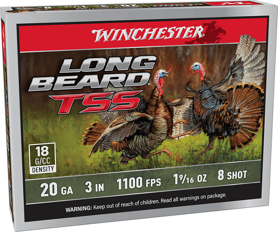 Winchester  Shotgun Ammo 20 Gauge 3 in 1-9/16 oz #8