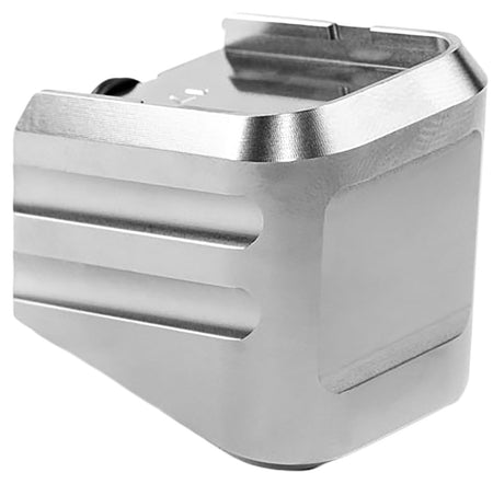 Cross Armory CRG+0MEG17SV Flush-Fit Magazine Extension Glock 17/22/31 Gen 1-5 Silver