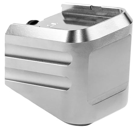 Cross Armory CRG+0MEG19SV Flush-Fit Magazine Extension Glock 19/23/32 Gen 1-5 Silver