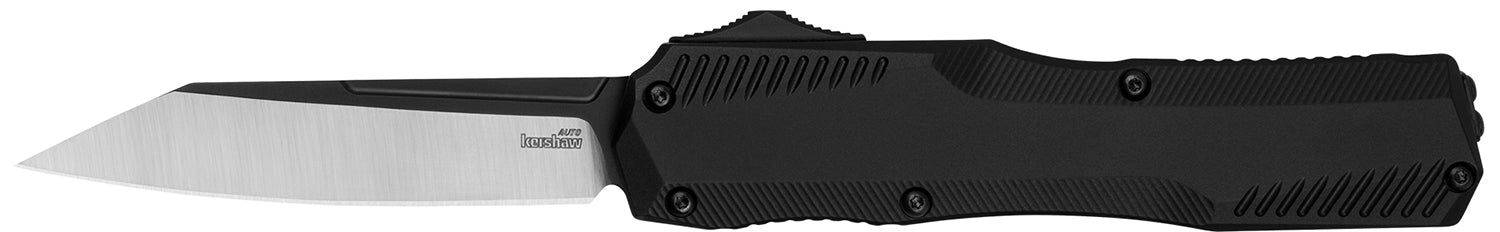 Kershaw Livewire Reverse Tanto OTF Automatic Knife 3.30" CPM MagnaCut Black PVD Flats, Aluminum Handle