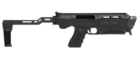 Meta Tactical MX-1 Black Aluminum Stock Conversion Kit Compatible with Glock Gen 3/4/5