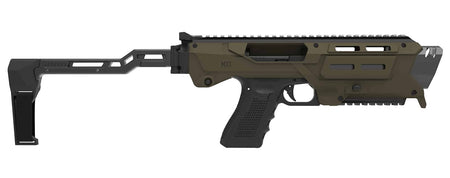 Meta Tactical MX-1 OD Green Aluminum Stock Conversion Kit Compatible with Glock Gen 3/4/5