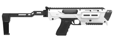 Meta Tactical MX-1 White Aluminum Stock Conversion Kit Compatible with Glock Gen 3/4/5