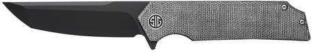 Sig Sauer VA9BB Validus Folding Drop Point Knife, 3.78" M390 Steel Black DLC Blade, 4.76" Black Textured G10 Handle