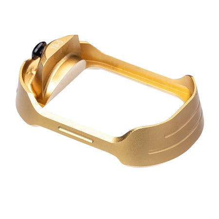 Tyrant CNC TDG19G5MWGOLDBLKSCREW Gold Aluminum Magwell for Glock 19 Gen 5