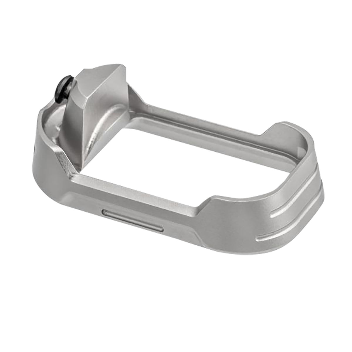Tyrant CNC TDG17MWG3GREYBLACKSCRE Grey Aluminum Magwell for Glock 17 Gen 3