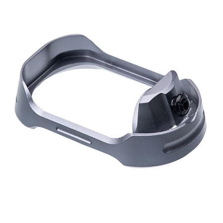 Tyrant CNC TDG17MWG5GREYBLACKSCRE Grey Aluminum Magwell for Glock 17 Gen 5