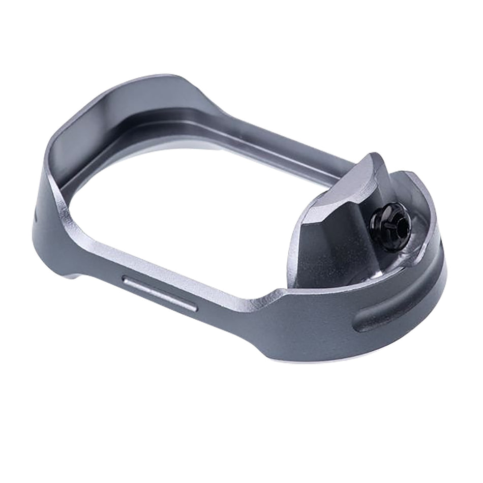 Tyrant CNC TDG17MWG5GREYBLACKSCRE Grey Aluminum Magwell for Glock 17 Gen 5