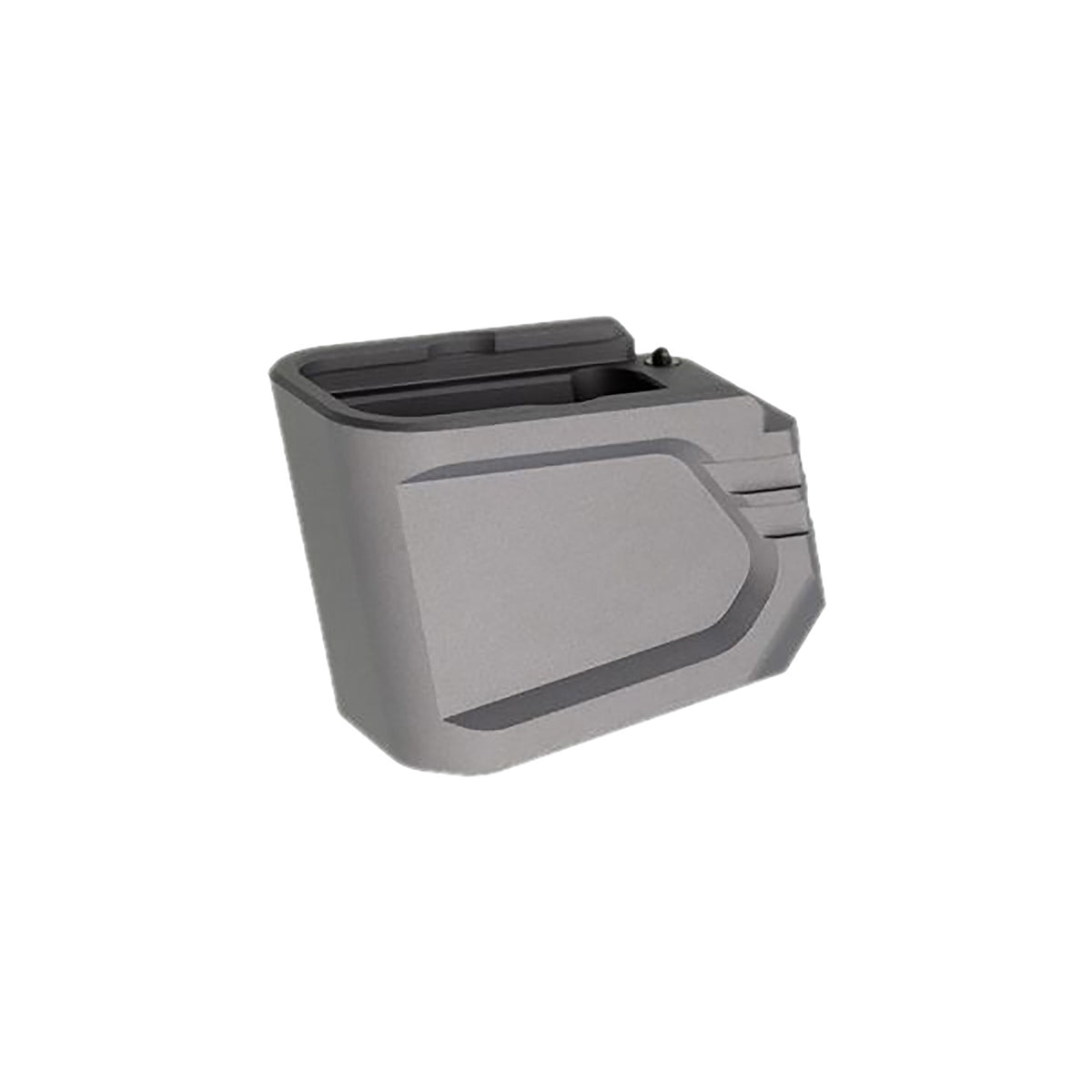 Tyrant CNC TDG19MAGEXG Glock 19/23/26 Compatible Mag Extension 5 Rounds Aluminum Finish