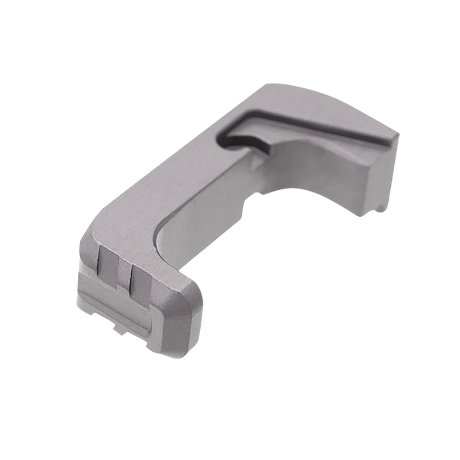 Tyrant CNC Glock Gen4-5 EMR Extended Magazine Release - Aerospace Aluminum Grey