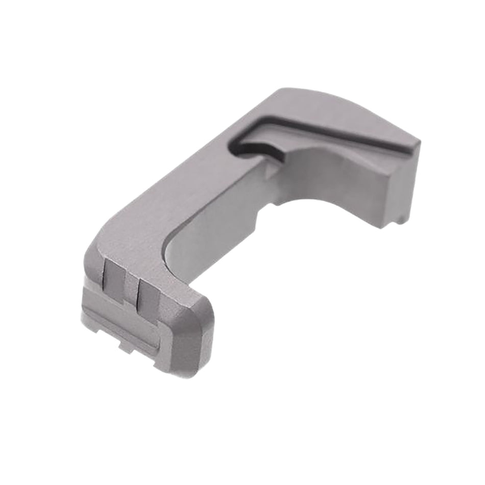Tyrant CNC Glock 43x/48 EMR Extended Magazine Release - Aerospace Aluminum Grey