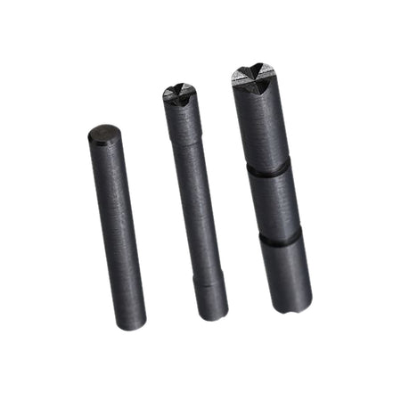 Tyrant CNC Glock Gen4 Enhanced Diamond Cut Takedown Pins - Black Chrome Stainless