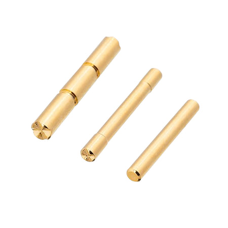 Tyrant CNC Glock Gen4 Enhanced Diamond Cut Takedown Pins - Gold Finish Stainless
