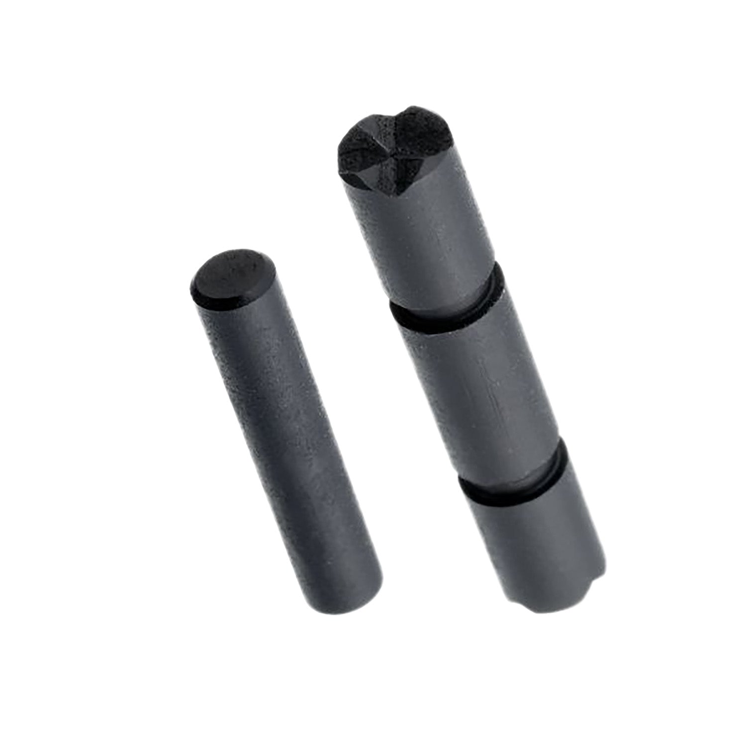 Tyrant CNC Glock 43x/48 Enhanced Diamond Cut Takedown Pins - Black Chrome Stainless