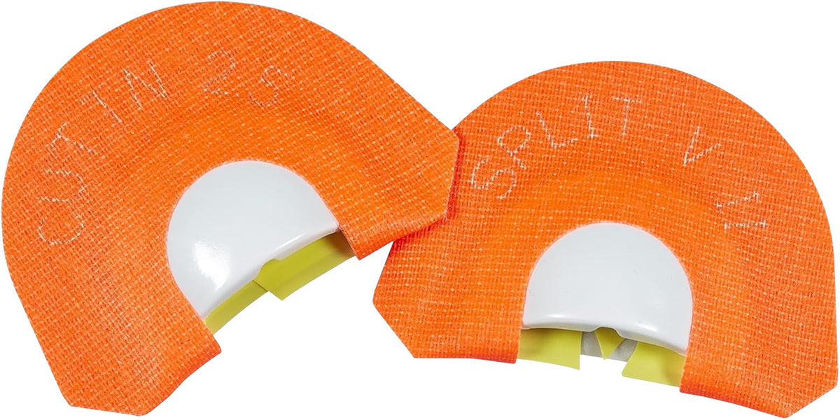 Hunters Specialties Tone Through Pro 2 Pack Turkey Diaphragm Calls with Infinity Latex Orange