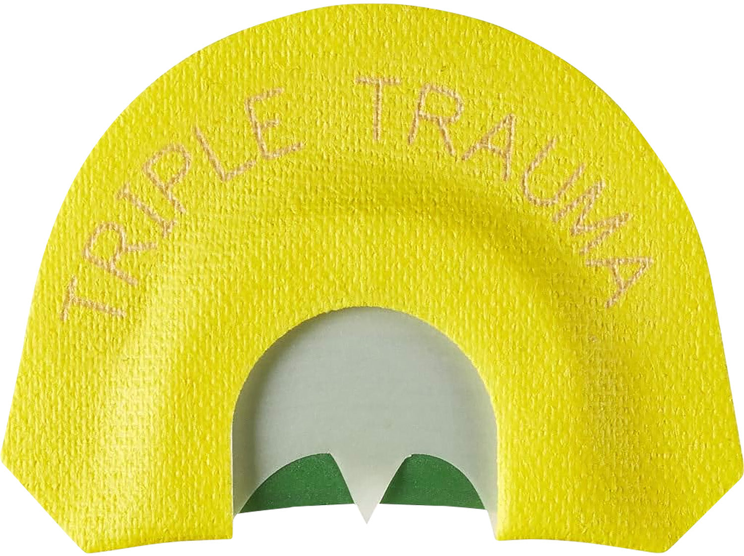 Hunters Specialties Premium Flex Triple Trauma Turkey Diaphragm Double-Cut Top Reed Yellow