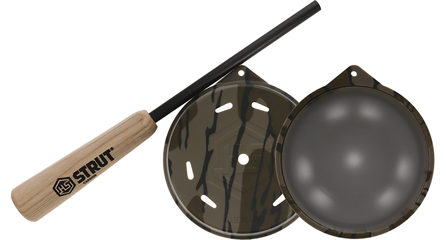 Hunters Specialties Camo Cutt'R Glass Pot Turkey Call HSBBGPC