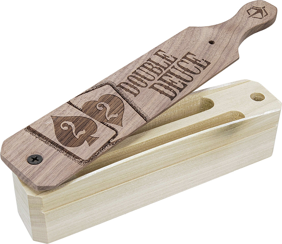 Hunters Specialties Walnut Double Trough Turkey Box Call HSDTBC