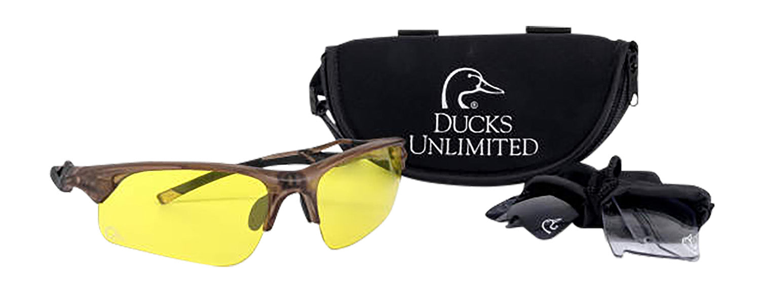 Radians DUINTLENS3BX Ducks Unlimited Protective Glasses Interchangeable Lens Kit Frosted Frame