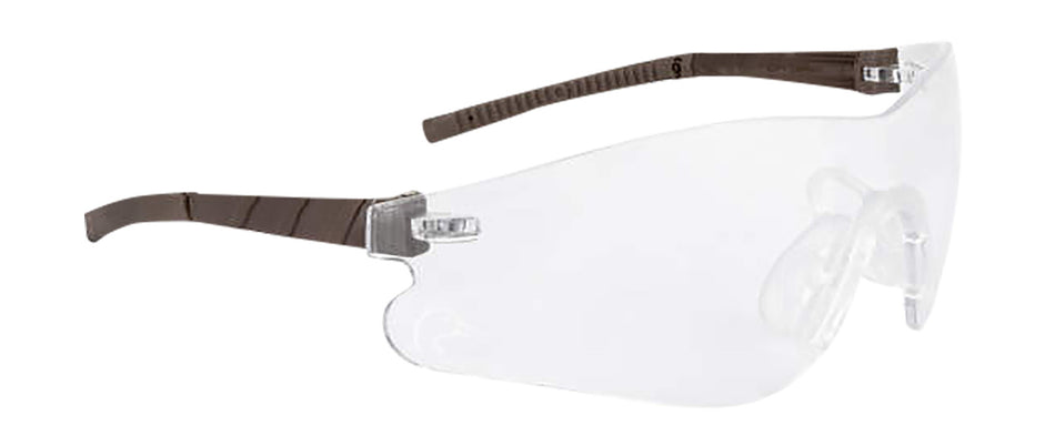 Radians Youth Protective Glasses Clear Lens Brown Frame DUY13010C
