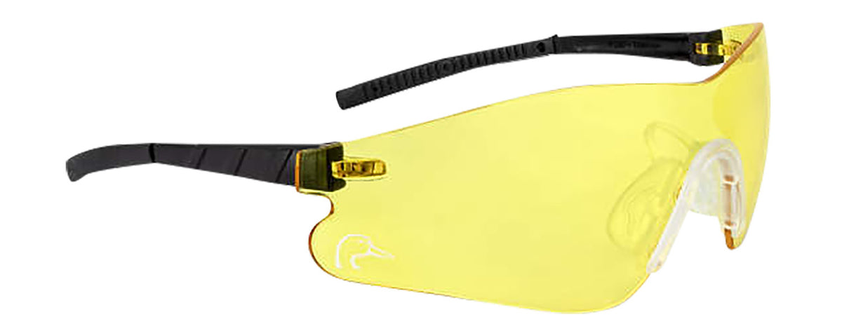 Radians Youth Protective Glasses Amber Lens Black Frame DUY11040C