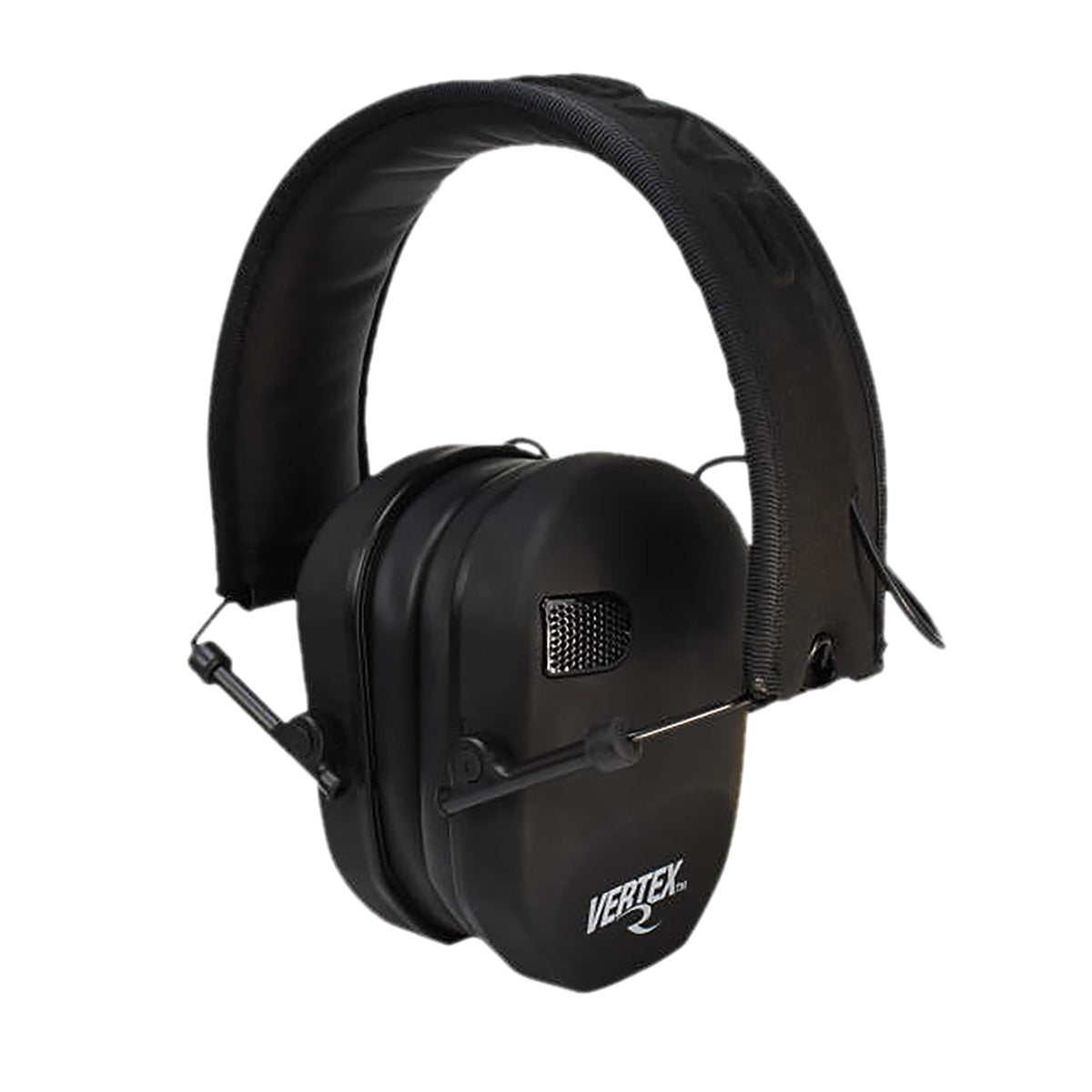 Radians VX0110CS 85 dB Black Ultra Slim Vertex Electronic Earmuff Over the Head