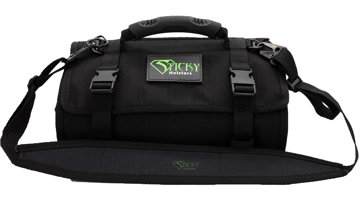 Sticky Holsters RORB Black 13" Nylon/Neoprene Laminate Roll Out Range Bag
