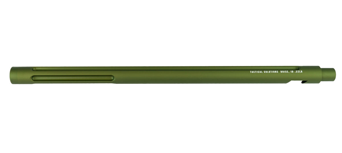 Tactical Solutions 1022TEMOD 22 LR 16.50" OD Green Aluminum Barrel Fluted & Threaded Ruger 10/22 Compatible