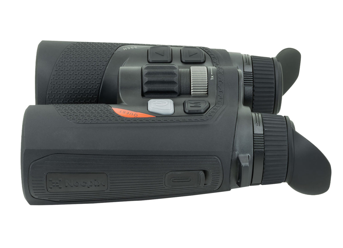 Nocpix Quest H35R LRF Thermal Rangefinding Binocular 3x35mm 640x480 Resolution 12 Microns Black
