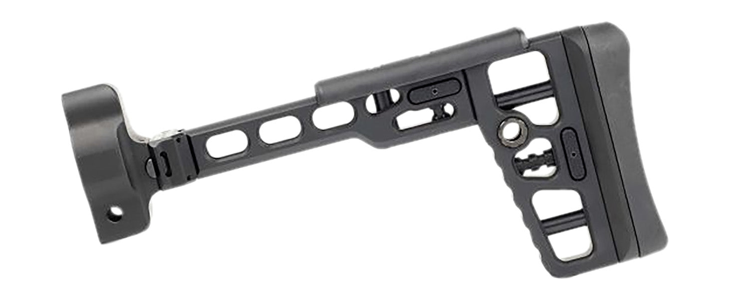 Samson S.A.S Black Aluminum Folding Stock with MP5 End Cap Adapter
