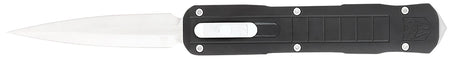 CobraTec CTRPTBLKDAGNS Raptor OTF 3.13" D2 Steel Dagger Blade Black Anodized Aluminum Handle