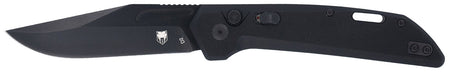 CobraTec CTNAJBLK Naja 3.50" Folding Plain D2 Blade Black G10 Scales w/Lanyard Hole